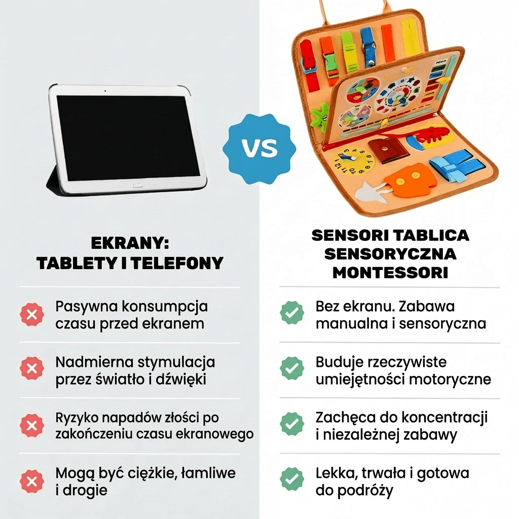 Sensori - Tablica Sensoryczna Montessori